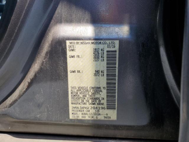 2016 NISSAN ALTIMA 2.5 - 1N4AL3APXGC204196