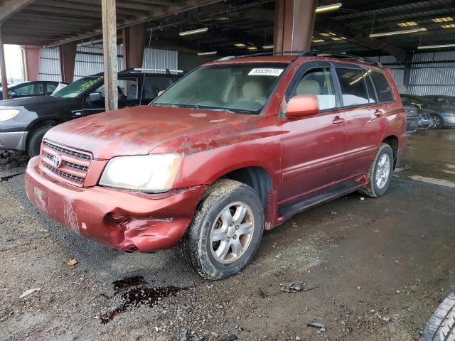 TOYOTA HIGHLANDER 2002 red  gas JTEHF21A520053103 photo #1