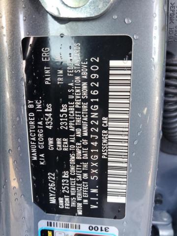 2022 KIA K5 LXS - 5XXG14J22NG162902
