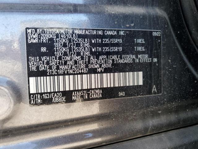 2022 TOYOTA RAV4 XLE P - 2T3C1RFV1NC204487