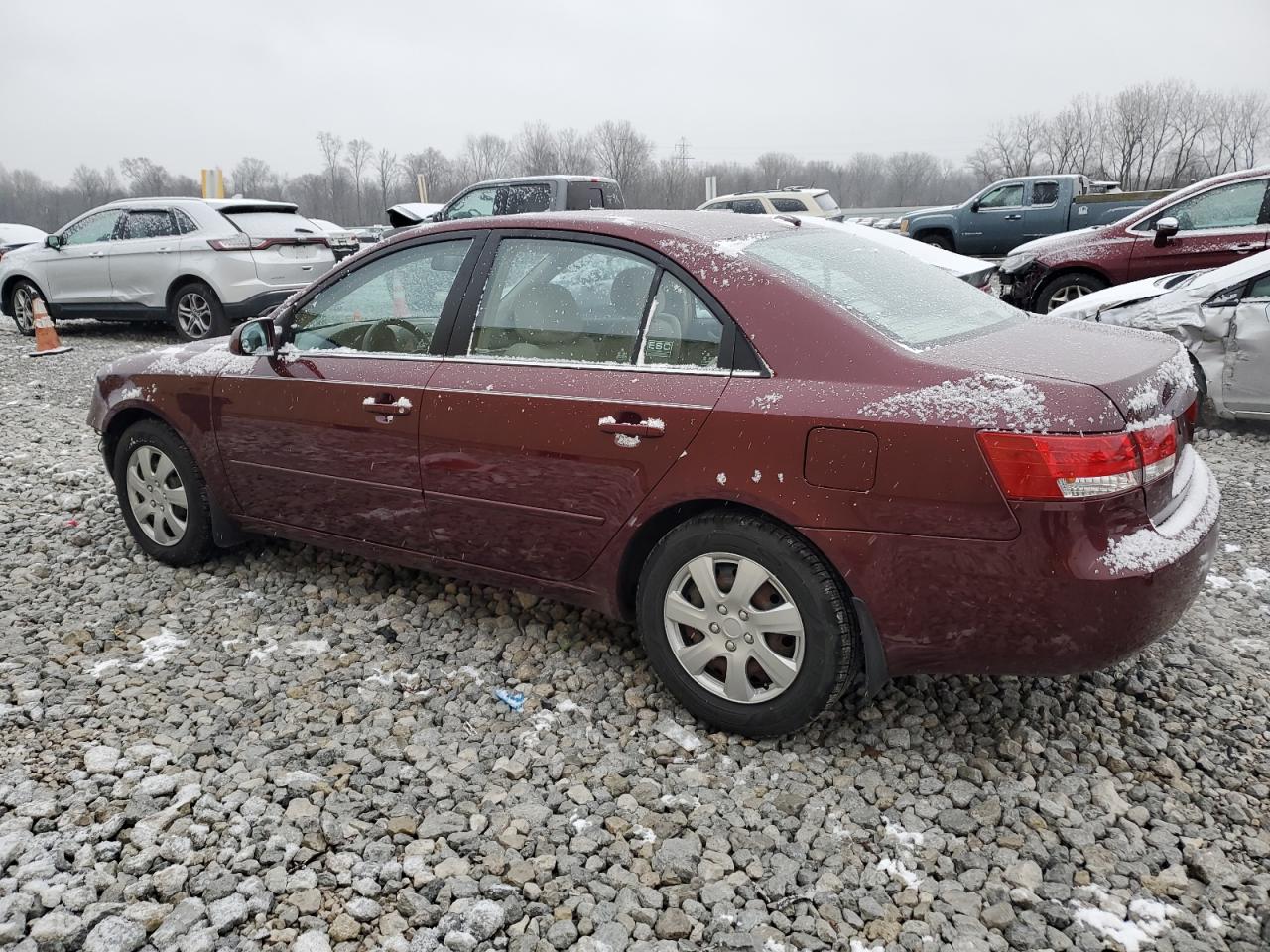 Lot #3033405909 2008 HYUNDAI SONATA GLS