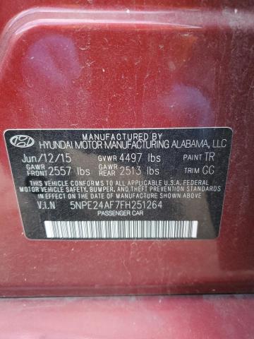2015 HYUNDAI SONATA SE - 5NPE24AF7FH251264