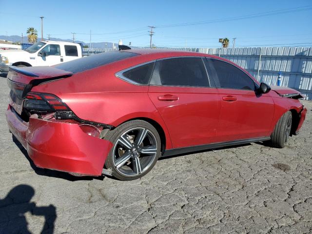 HONDA ACCORD HYB 2023 red  hybrid engine 1HGCY2F51PA051839 photo #4