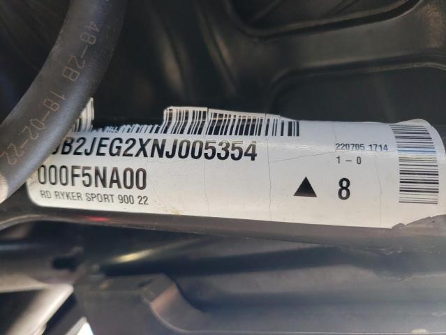2022 CAN-AM RYKER SPOR 3JB2JEG2XNJ005354