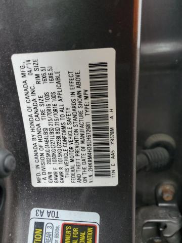 VIN 2HKRM4H35EH672681 2014 HONDA CRV no.13