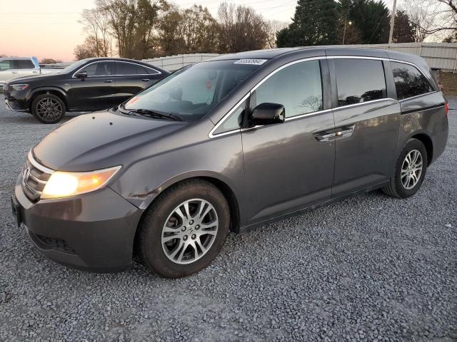 HONDA ODYSSEY EX 2012 gray sports v gas 5FNRL5H6XCB069952 photo #1