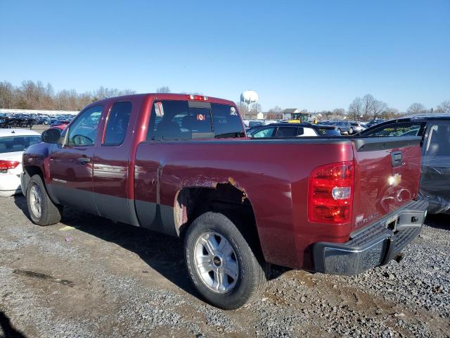 CHEVROLET SILVERADO 2013 burgundy 4dr ext flexible fuel 1GCRKSE76DZ204077 photo #3