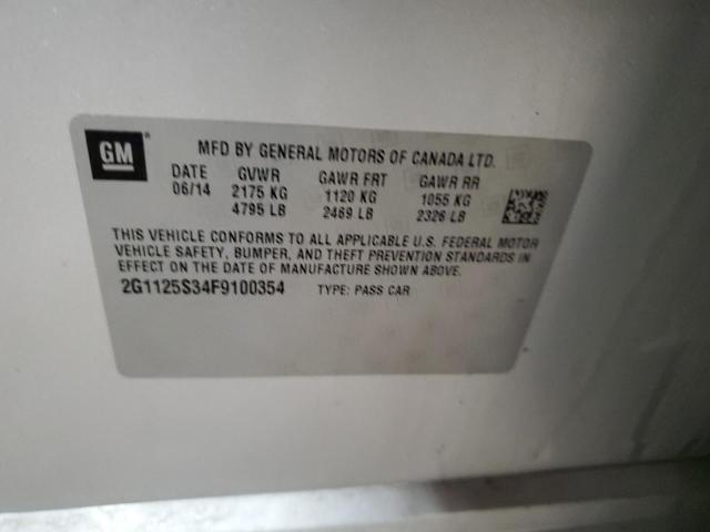 2015 CHEVROLET IMPALA LT - 2G1125S34F9100354