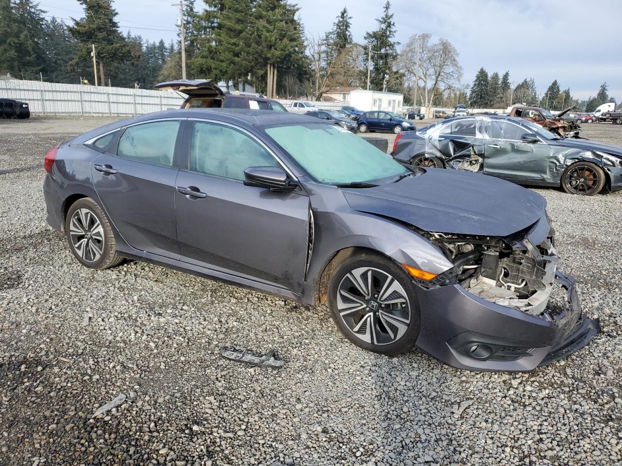 Lot #3033485110 2017 HONDA CIVIC EXL