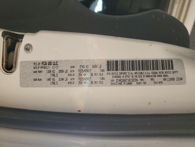 2018 DODGE GRAND CARA - 2C4RDGBG7JR153724