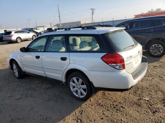 SUBARU OUTBACK 2. 2009 white 4dr spor gas 4S4BP61C397331350 photo #3