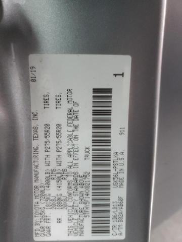 2019 TOYOTA TUNDRA CRE - 5TFHY5F14KX821752