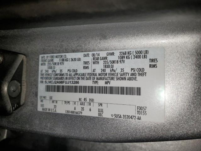 2015 LINCOLN MKC 5LMCJ2A98FUJ13286