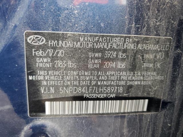 2020 HYUNDAI ELANTRA SE - 5NPD84LF7LH589718