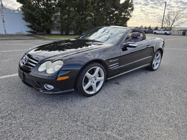 MERCEDES-BENZ SL 55 AMG 2007 black roadster gas WDBSK72F67F128813 photo #3