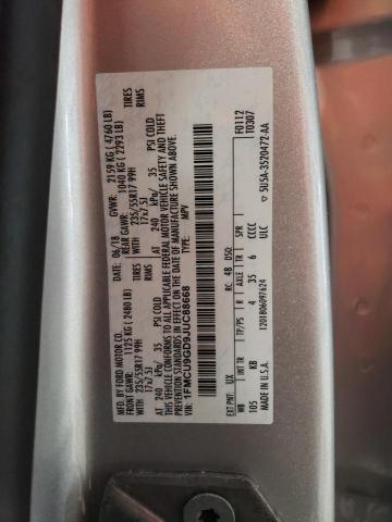 2018 FORD ESCAPE SE - 1FMCU9GD9JUC88668