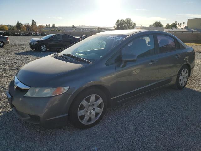 HONDA CIVIC LX 2009 gray  gas 2HGFA16559H303771 photo #1