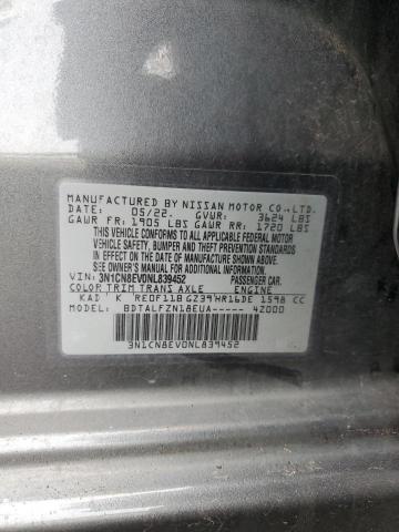 2022 NISSAN VERSA SV - 3N1CN8EV0NL839452