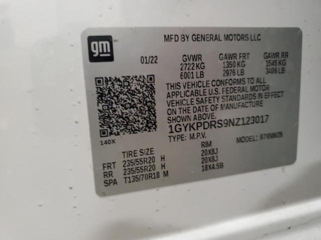 2022 CADILLAC XT6 PREMIU - 1GYKPDRS9NZ123017