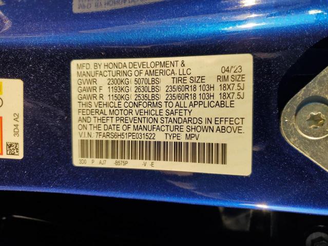 2023 HONDA CR-V SPORT - 7FARS6H51PE031522