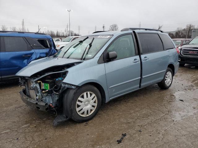 TOYOTA SIENNA CE 2008 blue  gas 5TDZK23C78S138873 photo #1