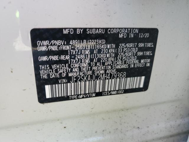 2021 SUBARU FORESTER P - JF2SKAJC2MH479368