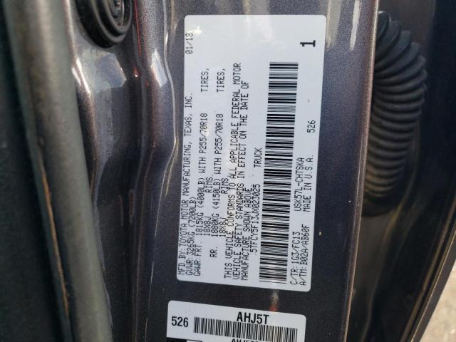 2018 TOYOTA TUNDRA DOU - 5TFCY5F13JX023025