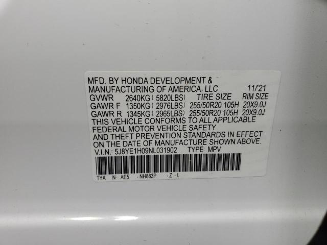 2022 ACURA MDX A-SPEC - 5J8YE1H09NL031902