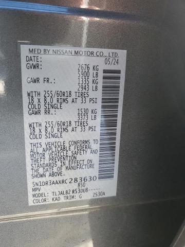 2024 NISSAN PATHFINDER - 5N1DR3AAXRC283630