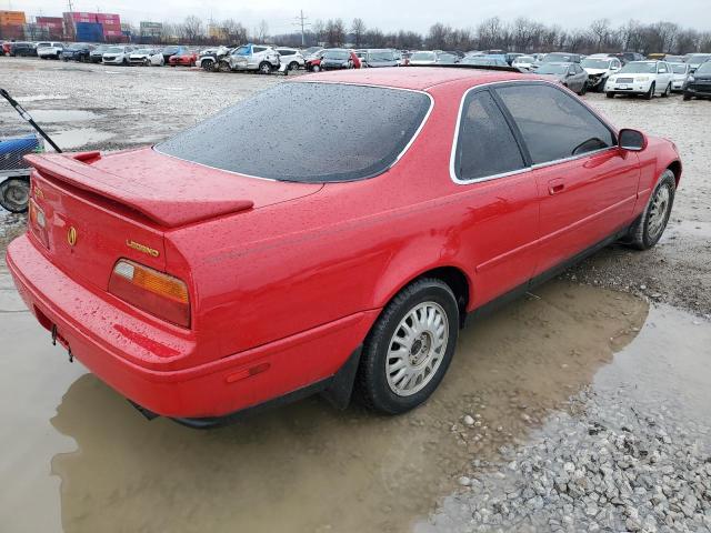 ACURA LEGEND L 1992 red coupe gas JH4KA8262NC003315 photo #4