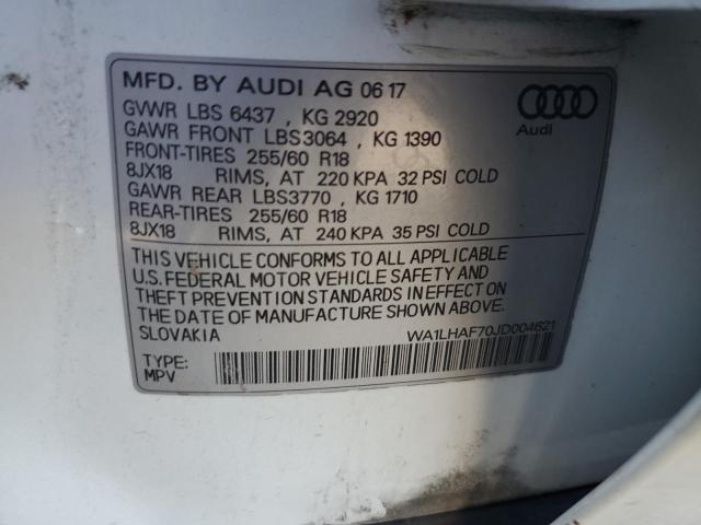 VIN WA1LHAF70JD004621 2018 AUDI Q7 no.13