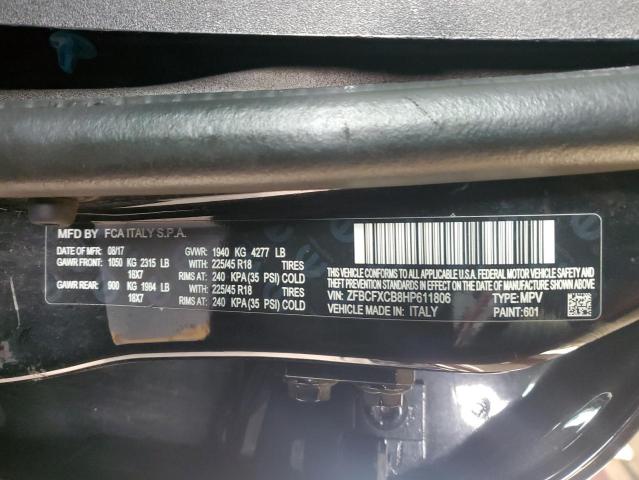 2017 FIAT 500X TREKK ZFBCFXCB8HP611806