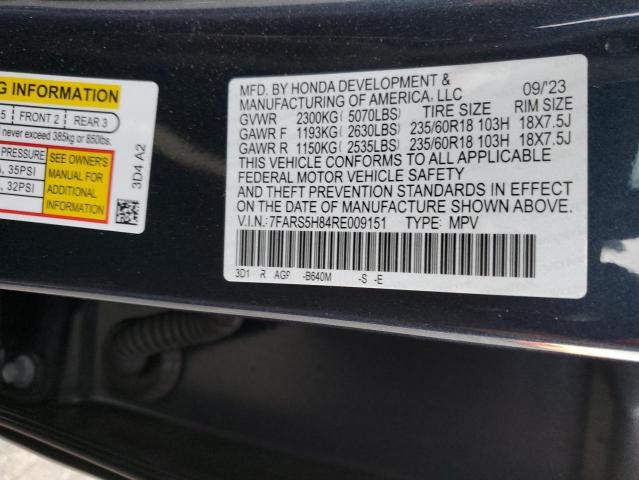 2024 HONDA CR-V SPORT - 7FARS5H84RE009151