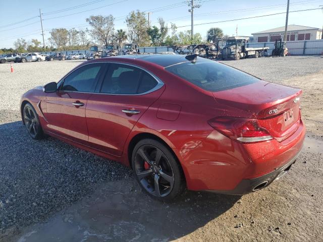 GENESIS G70 PRESTI 2019 red  gas KMTG34LE1KU012126 photo #3