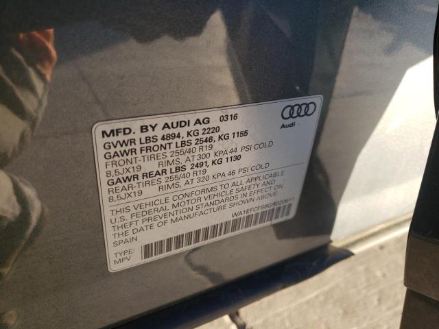 2016 AUDI Q3 PREMIUM - WA1EFCFS8GR020611