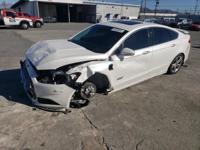 FORD FUSION TIT 2016 white  hybrid engine 3FA6P0SU0GR241823 photo #1