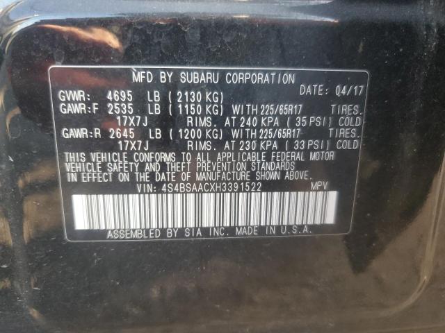 2017 SUBARU OUTBACK 2. - 4S4BSAACXH3391522