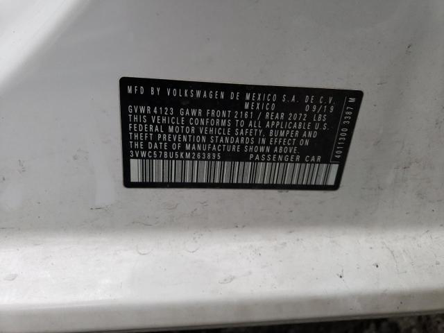 2019 VOLKSWAGEN JETTA S - 3VWC57BU5KM263895