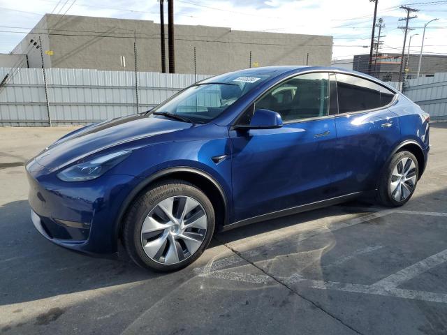 TESLA MODEL Y 2024 blue  electric 7SAYGDED6RF083842 photo #1