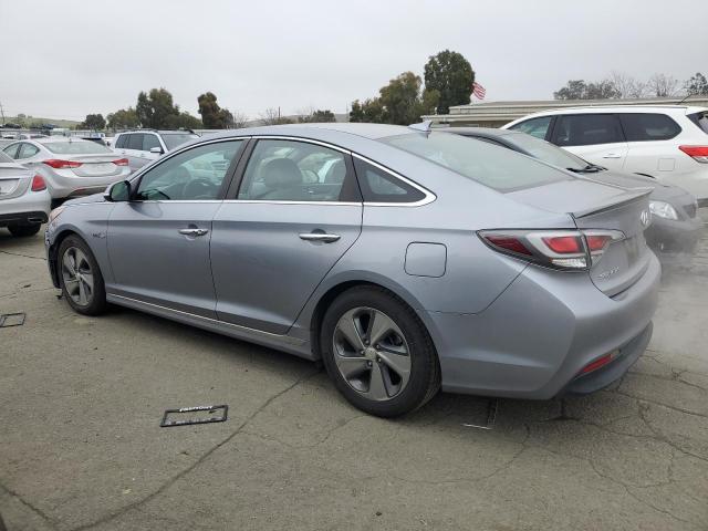 HYUNDAI SONATA HYB 2016 silver sedan 4d hybrid engine KMHE34L18GA020635 photo #3