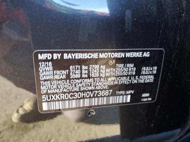 2017 BMW X5 XDRIVE3 - 5UXKR0C30H0V73687