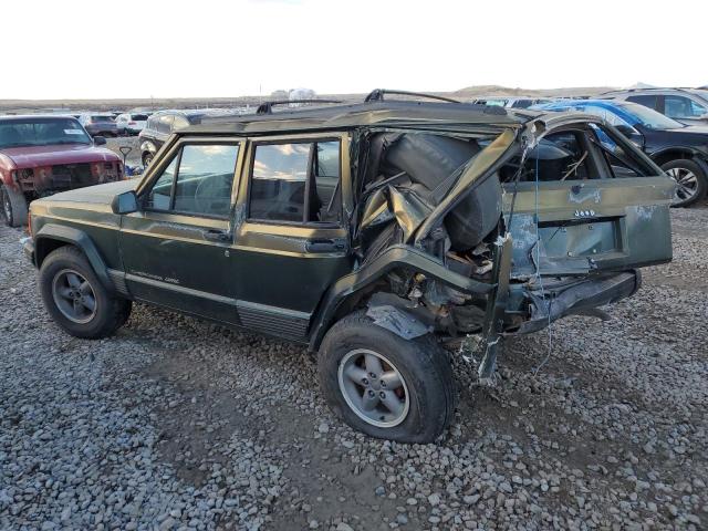 JEEP CHEROKEE S 1996 green  gas 1J4FJ68S4TL266747 photo #3