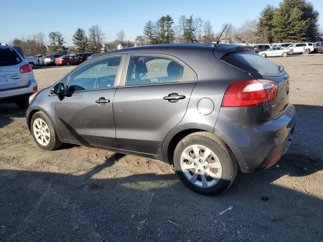 KIA RIO EX 2012 gray hatchbac gas KNADN5A39C6095424 photo #3