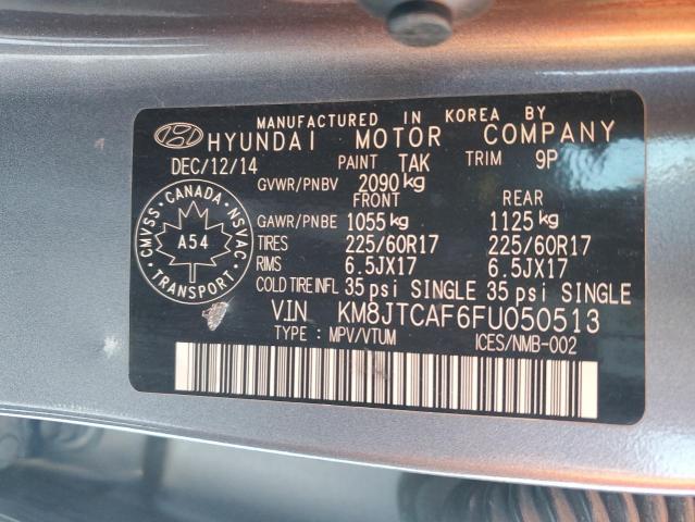 2015 HYUNDAI TUCSON GLS - KM8JTCAF6FU050513