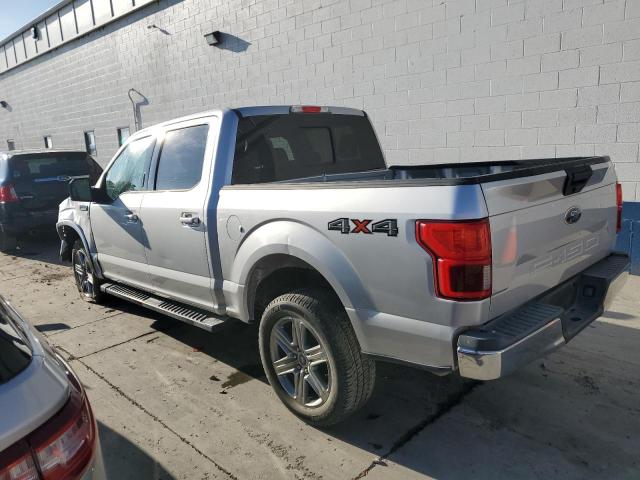 FORD F150 SUPER 2018 silver  gas 1FTEW1EG1JKF77089 photo #3