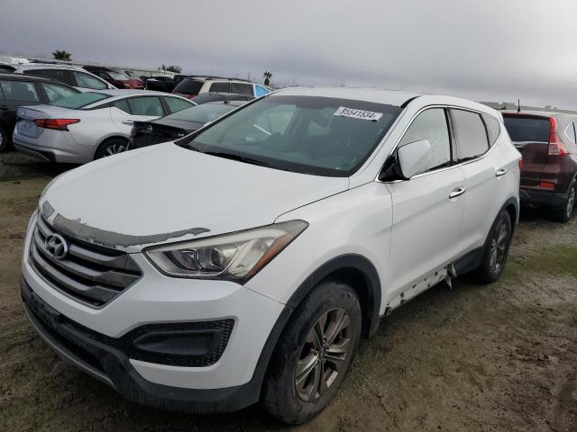 HYUNDAI SANTA FE S 2015 white  gas 5XYZT3LB8FG297289 photo #1