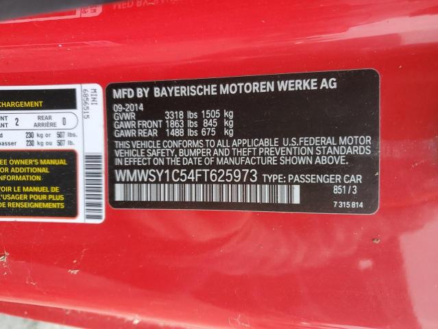 2015 MINI COOPER ROA WMWSY1C54FT625973