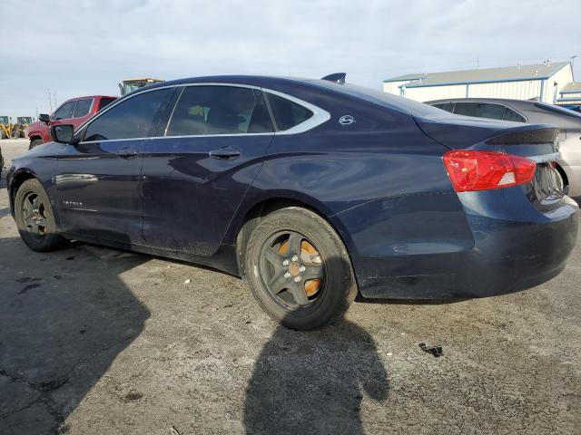 CHEVROLET IMPALA LS 2017 blue sedan 4d gas 2G11Z5SA4H9180414 photo #3