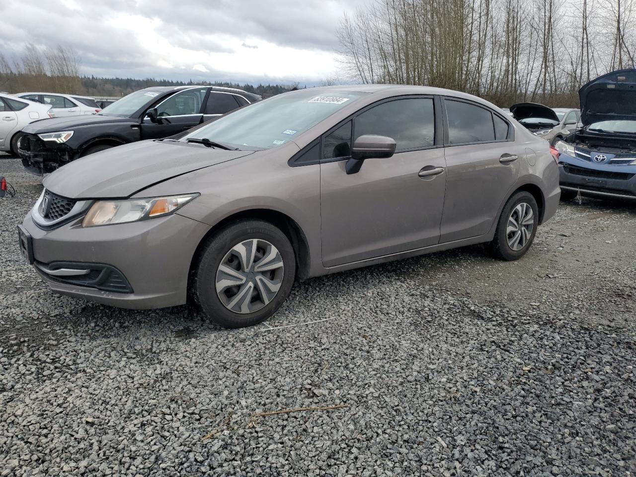 Lot #3029596083 2015 HONDA CIVIC LX