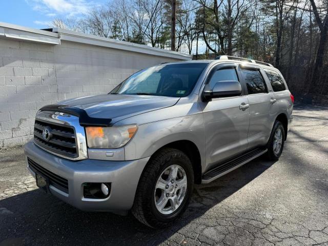 TOYOTA SEQUOIA SR 2008 gray 4dr spor gas 5TDBY64A78S007706 photo #3